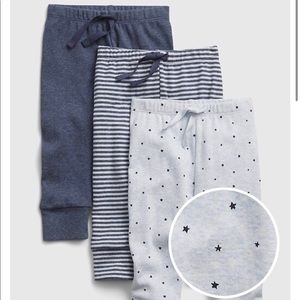 Baby Gap Organic Cotton Pants (3-pack) 0-3 months